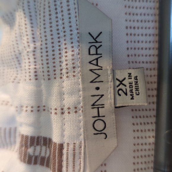 White and camel tunic from John Mark 2 x - Picture 3 of 3